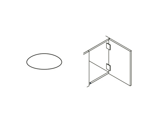 Teknisk ritning av duschkabin och duschkar