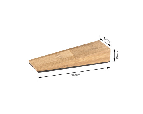 Dörrstopp av bambu, 120 millimeter lång