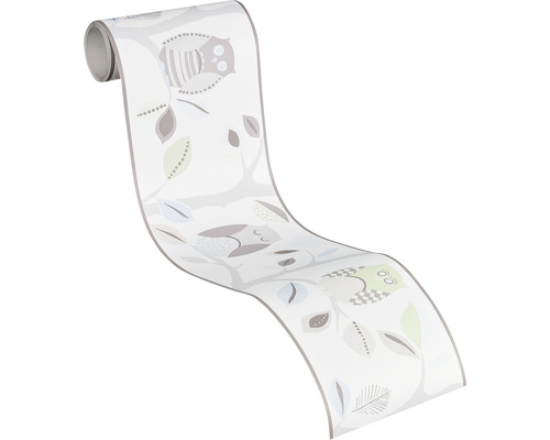 Tapetbord med ugglor och blad