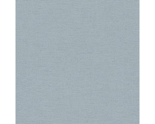 Tapet A.S CRÉATION enfärgad blågrå 0,53x10,05m Närbild av en tapet med textil struktur
