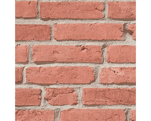 Närbild av en tapet med tegelstensmönster