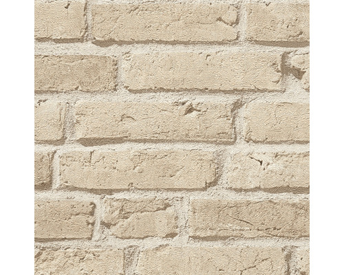 Närbild av en tapet med tegelstensmönster