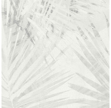 Tapet A.S. CRÉATION Palmblad grå-vit 10,05x0,53cm
