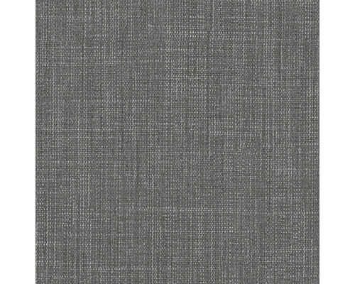 Närbild av en grå textiltapet med linnestruktur