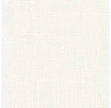 Närbild av en vit textilväggbeklädnad med fin vävstruktur