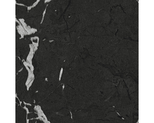 Svart marmorskiva med ljusa ådror.