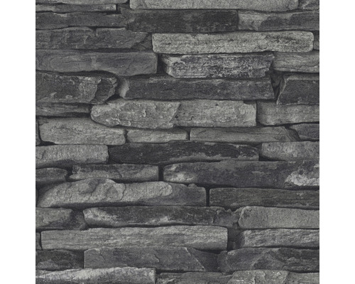 Tapet A.S. CRÉATION Wood´n Stone antracit 9142-24 Tapet med stenmönster