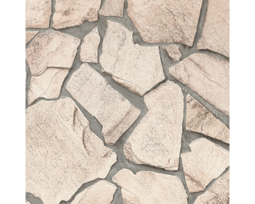 Närbild av en väggplatta med stenimitation