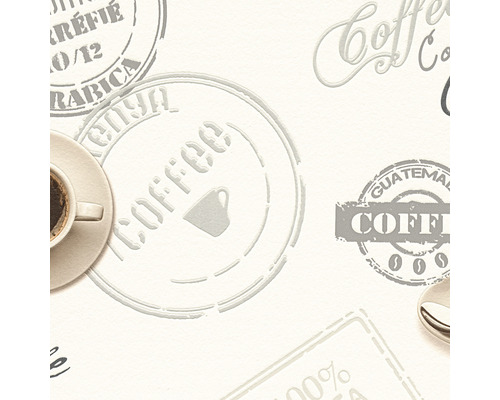 Kaffetapetmönster med kaffekopp