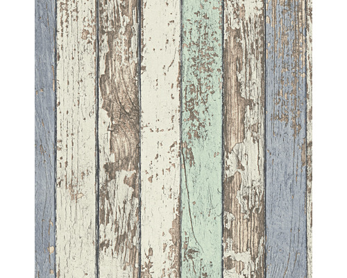 Tapet med träplanksmotiv i olika nyanser