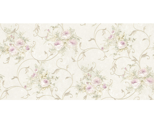 Tapet med blommönster och slingerväxter