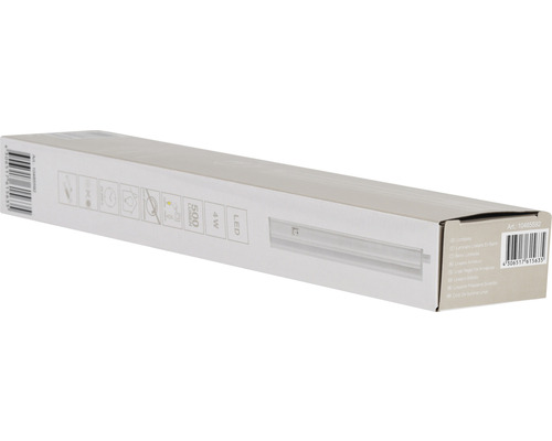 Förpackning för LED-bänkbelysning med 4 watt och 500 lumen