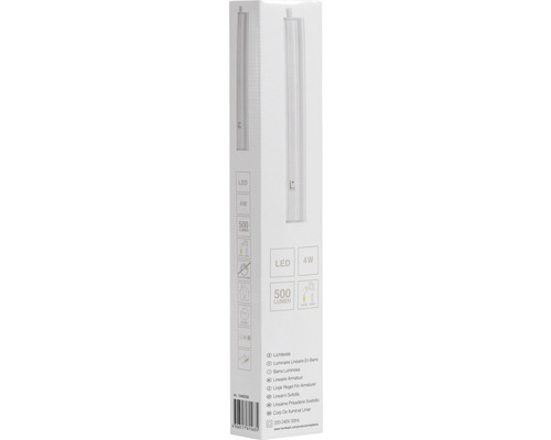 Förpackning för en LED-lampa med 4 watt och 500 lumen