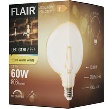 Globlampa FLAIR LED G120 E27 7,5W(60W) 806lm 2000K varmvit amber-thumb-4