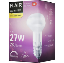 Reflektorlampa FLAIR LED R63 E27 4W(27W) 280lm 2700K varmvit matt dimbar-thumb-3