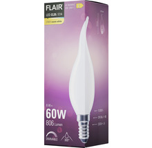 FLAIR LED-lampa CL35 E14, 6 watt motsvarar 60 watt, 806 lumen