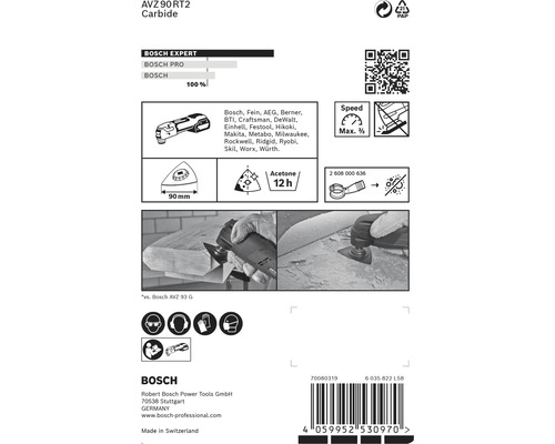 Bosch AVZ 90 RT2 Carbide tillbehör för elverktyg