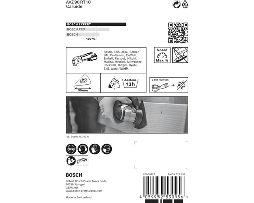 Bosch Expert AVZ 90 RT10 Carbide sågblad för multiverktyg