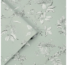 Tapetrulle med blommönster