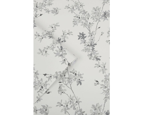 Tapet med blommönster på rulle