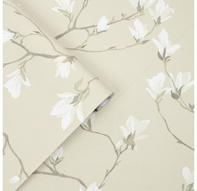 Tapetrulle med magnoliablommönster
