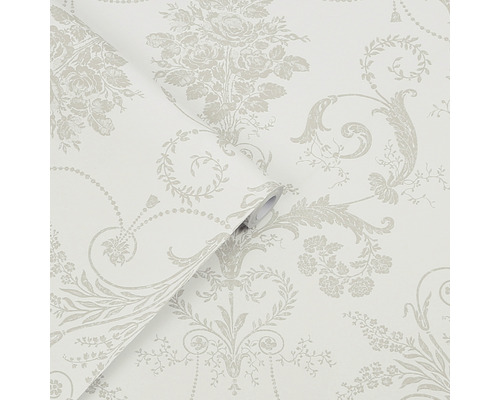 Tapetrulle med blommönster