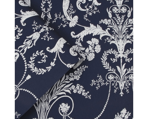 Tapetrulle med blommönster