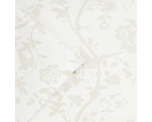 Tapetrulle med fågel- och blommotiv