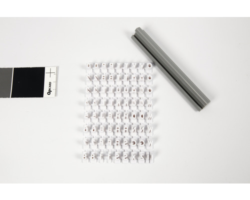 Bokstäver och siffror att sätta in med verktyg