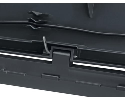 Detaljvy av en fästmekanism