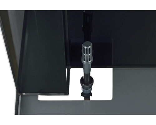 Akvarium med filteranslutning