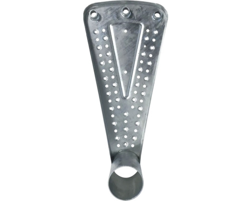 Metallsteg för spiraltrappa med perforerad yta