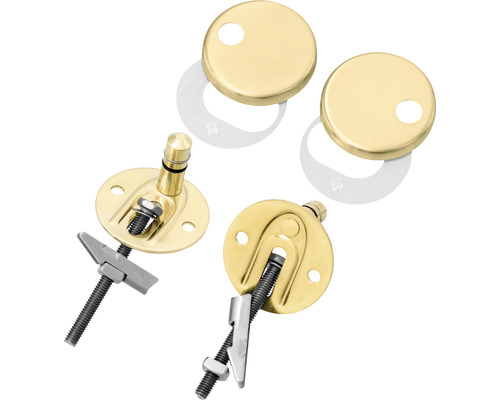 WC-sits fästset, montering uppifrån