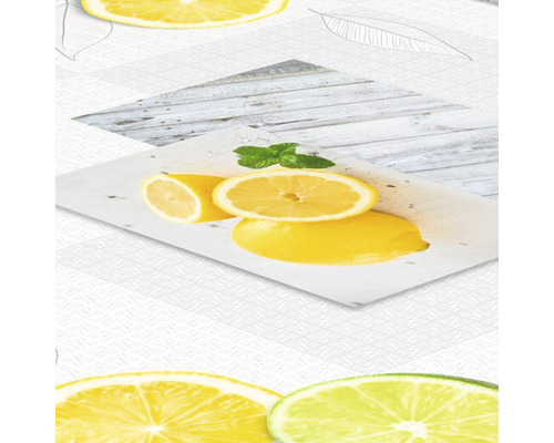 Dekorativ bordsbeläggning med citronmotiv för inomhusbruk