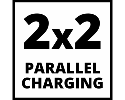 Symbol för 2 x 2 parallelladdning