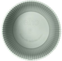 Elho logotyp på blomkruka av återvunnen plast