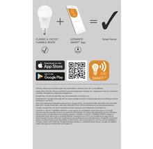 Bild på installation av smarta hem med LED-lampa, app och wifi