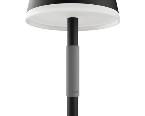 Detaljbild av en Philips Hue golvlampa