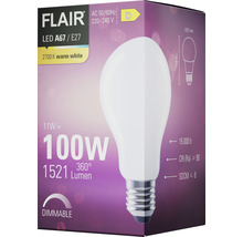 Normallampa FLAIR LED A67 E27 11W(100W) 1521lm 2700K varmvit dimbar matt-thumb-6