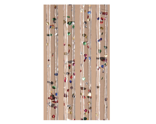 Dekorativ regnbågsfärgade konfettikvirlar