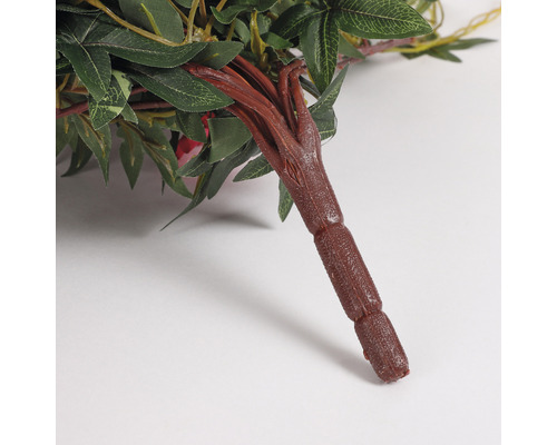 Konstgjord blomstjälk med blad