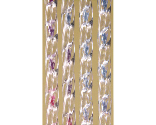 Vridna plaststavar med fyllning