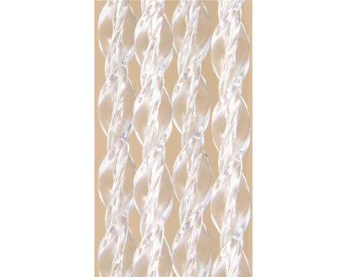 Dekorativ sladd av transparent plast