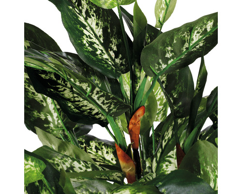 Dieffenbachia konstgjord växt med fläckiga blad