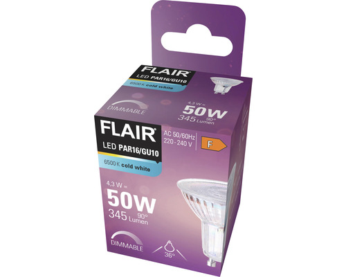 Flair LED-lampa PAR16 GU10 i förpackning
