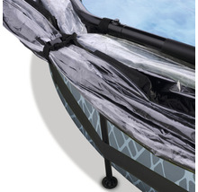 Pool EXIT StonePool Ø360x76cm inkl. filterpump & tak stenutseende