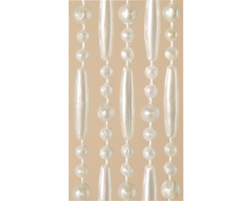 Dekorativa detaljer av en pärlgardin