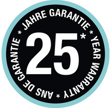 25 års garanti sigill