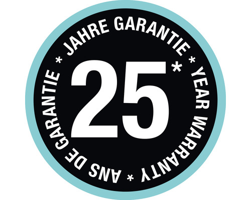 25 års garanti sigill