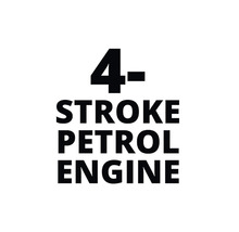 Symbol för fyrtakts bensinmotor